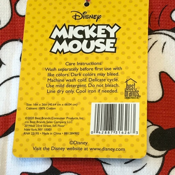 NWT Disney Mickey Mouse Kitchen Towels - Picture 9 of 10